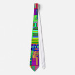 Colorful Patterns Tie Customizable