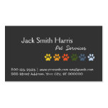 Colorful Paws Dog Pet Veterinarian Business Card Templates