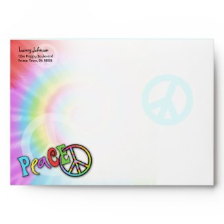 Colorful PEACE Envelope envelope
