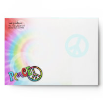 Colorful PEACE Envelope envelopes