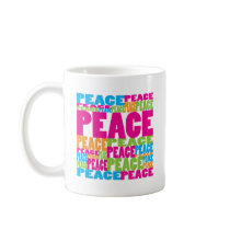 Colorful Peace mugs