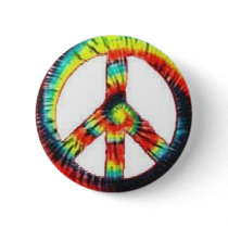 colorful peace sign buttons