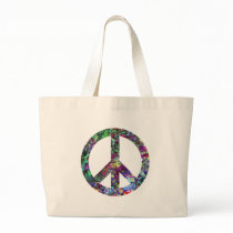 Colorful Peace Sign bags