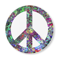 Colorful Peace Sign magnets