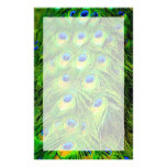 Colorful Peacock Stationery