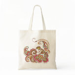 Colorful peacock tote bag bags