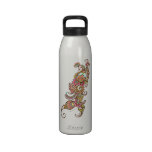 colorful peacock water bottle water bottles