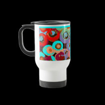 Colorful Personalized Travel Mug mugs