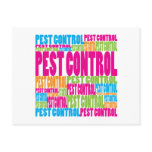 Colorful Pest Control postcards
