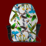 Colorful Pet Birds Rickshaw Messenger Bag messenger bags