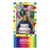 Colorful photo frame - Photo Card photo cards
