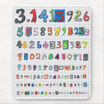 Colorful Pi Mouse Pad