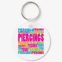 Colorful Piercings keychains