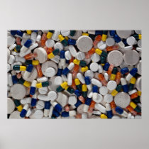 Colorful Pills Poster