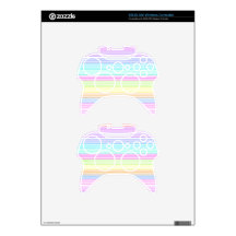 Colorful Pinstripes Xbox 360 Controller Decal