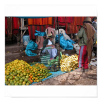 Colorful Pisac Market, Peru posters