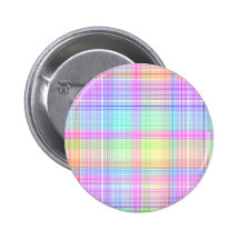 Colorful Plaid Pattern Pin