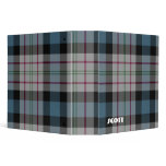 Colorful Plaid School Binder