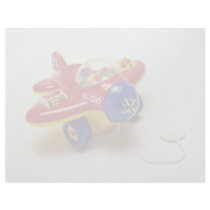 Colorful plane toy for kids letterhead design