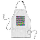 colorful plastic wax pattern aprons