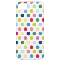 Colorful polka dots iPhone 5 cases