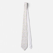 Colorful polka dots tie tie