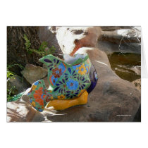 Colorful Pottery Fish cards