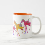 Colorful Pretty Ponies Mug mugs
