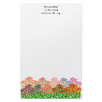 Colorful Primrose Garden Stationery