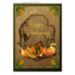 Colorful Pumpkins Thanksgiving Card