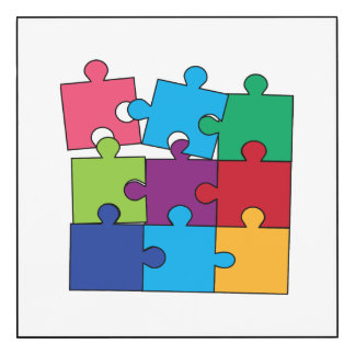 Puzzle Pieces Wall Decor