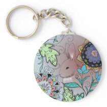 Colorful Rabbit Key Chain
