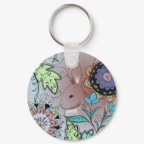 Colorful Rabbit Key Chain keychains