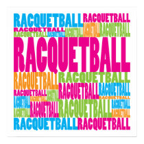 Colorful Racquetball posters