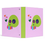 Colorful Rainbow Skull binders