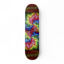 Colorful Rainbow star Skate Boards