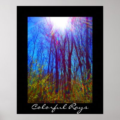 Blackberry 5320 on Colorful Rays Print From Zazzle Com