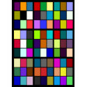 Colorful Rectangle Grid black border t-shirts by JKdesigns Colorful Rectangle Grid black border t-shirts