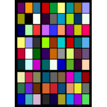 Colorful Rectangle Grid black border t-shirts by JKdesigns Colorful Rectangle Grid black border t-shirts