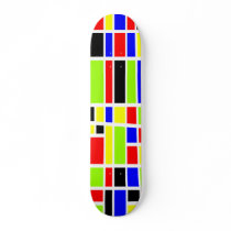 Colorful Rectangles 03 - Old School Skate Board