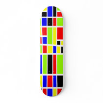 Colorful Rectangles 04 - Old School Skate Board