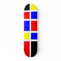 Colorful Rectangles 06 - Old School Skate Deck