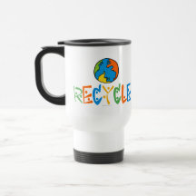 Colorful Recycling Coffee Mug