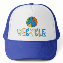 Colorful Recycling Trucker Hat
