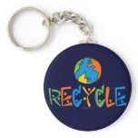 Colorful Recycling Keychain