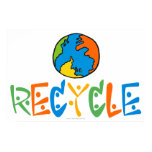colorful recycling posters