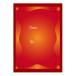 Colorful red and orange gift tag