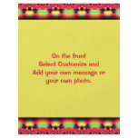 colorful red yellow black border flyer