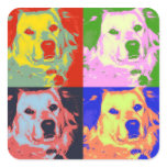 Colorful Retrievers Stickers