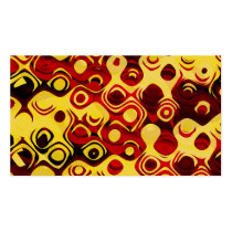 Colorful Retro Abstract Business Card